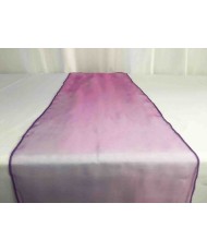 Chemin de table organza violet