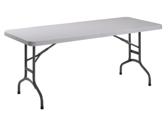 Table rectangle pied pliant